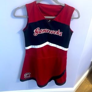 Girls XL gamecocks cheerleading outfit